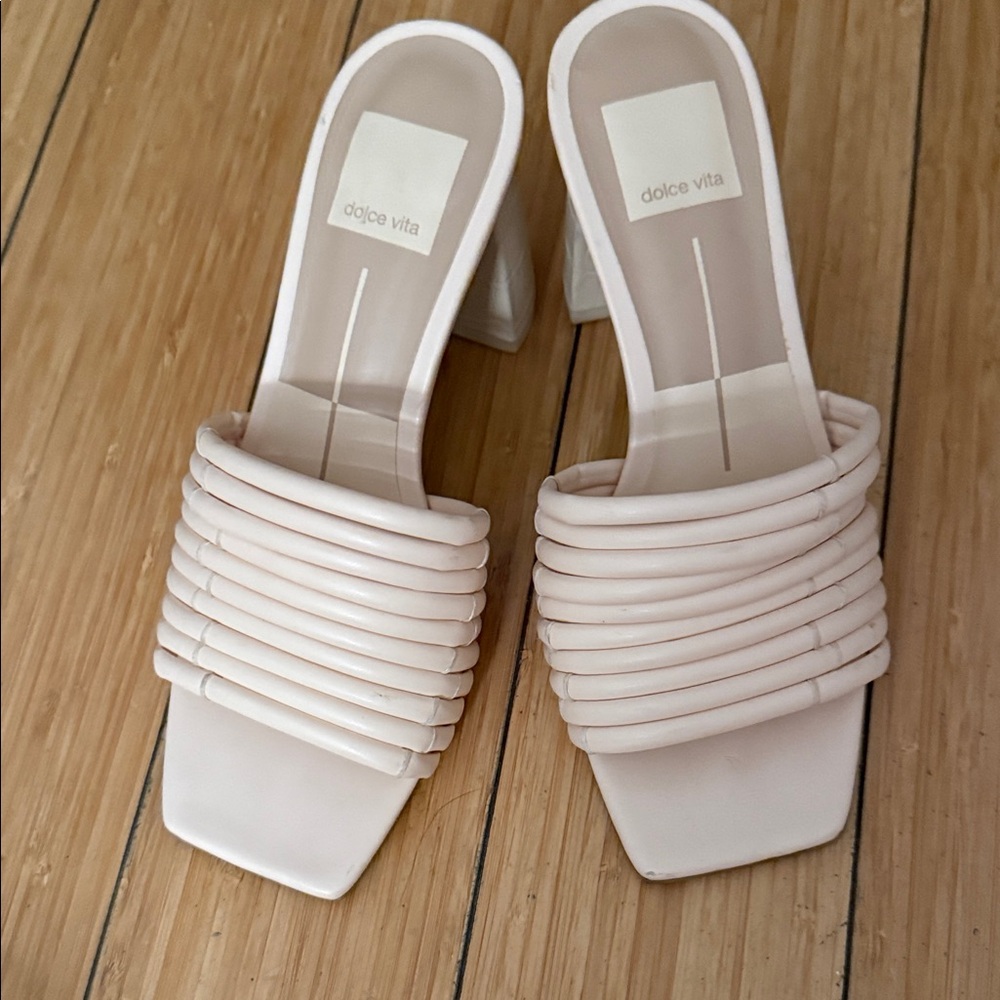 Dolce Vita Women's Cream Mules